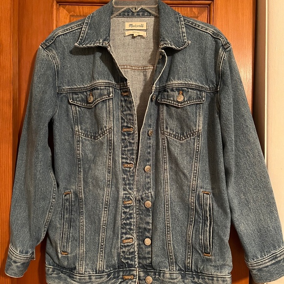 Madewell oversized denim jacket size small - Picture 1 of 5